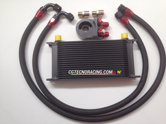 Kit Radiatore olio 19 righe con tubi superleggeri