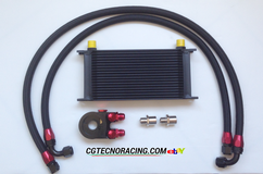 Kit Radiatore olio 10 righe con termostato e tubi superleggeri