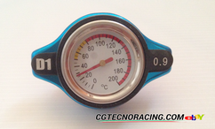 Tappo radiatore con termostato temperatura 0,9 BAR