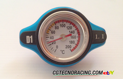 Tappo radiatore con termostato temperatura 1,1 BAR